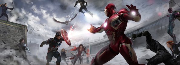 Marvel Civil War Artwork