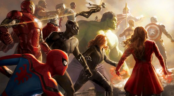 Avengers Infinity War D23 Artwork 8k