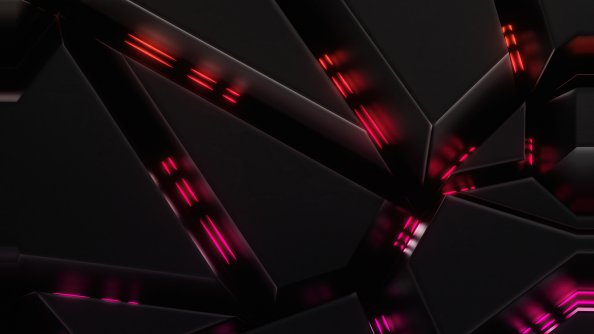 Joining Pieces Abstract Glow 4k