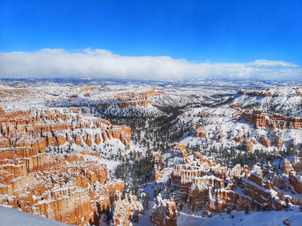 Snow At Bryce Canyon National Park 5k
