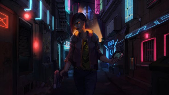 V On Streets Of Cyberpunk 2077