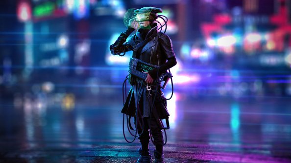 Retrunner Cyberpunk Scifi 4k