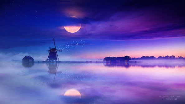 Windmill Digital Art