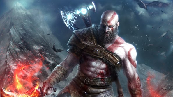 Kratos God Of War Art 4k