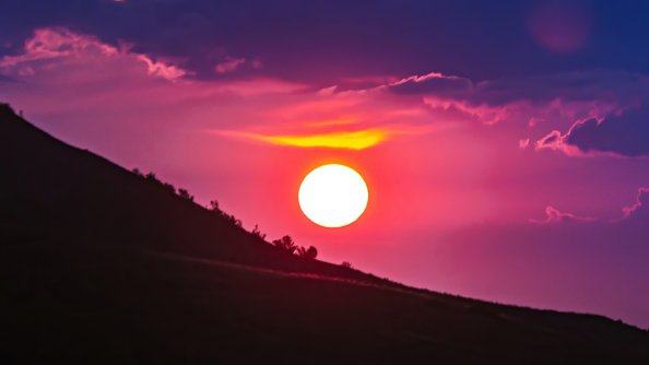 Sunset Close Shoot Nature 4k