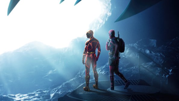 Worlds Collide Deadpool X Flash