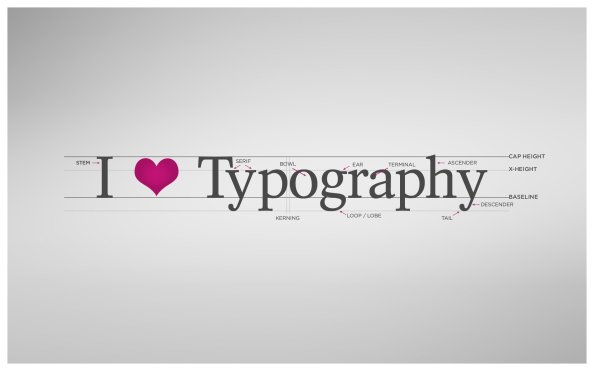 I Love Typography