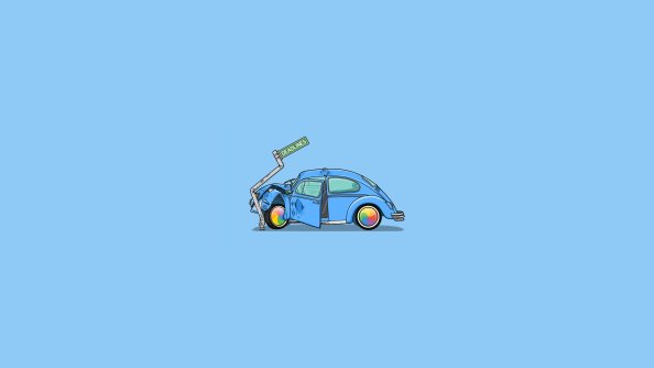 Crash Car Minimalism