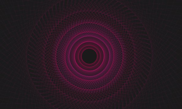 Abstract Pink Wireframe Pattern 4k