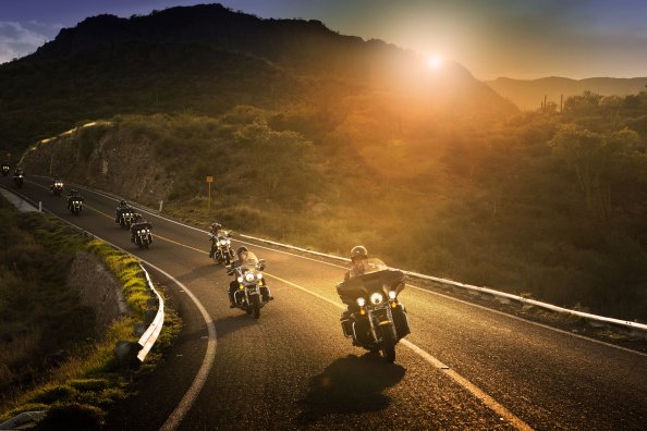 Harley Davidson Riders 8k
