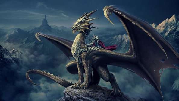 Dragon Knight Fantasy Art