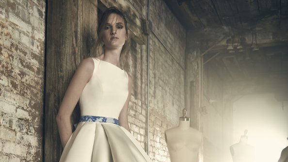 Model In Sareh Nouri Dress