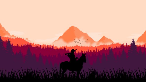 Red Dead Redemption 2 MInimal Art 4k