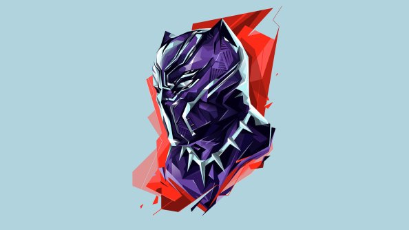 Black Panther Marvel Heroes Art