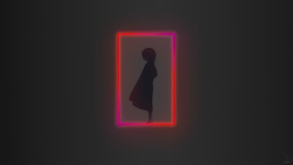 Door Shadow Anime Girl 4k