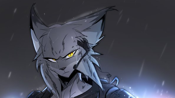 Rainy Day Furry Lynx 4k