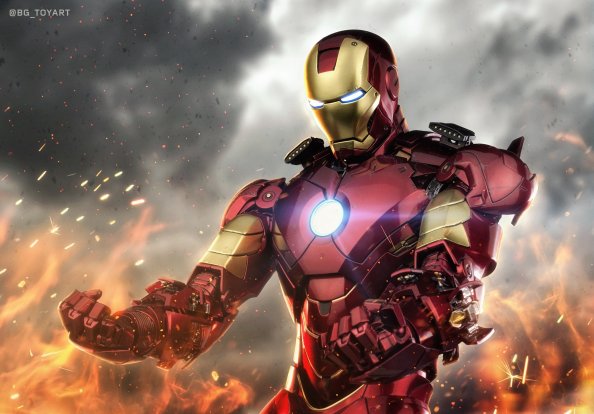 Iron Man 5k Digital Artwork