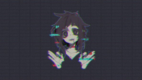 Girl Horror Distortion 4k