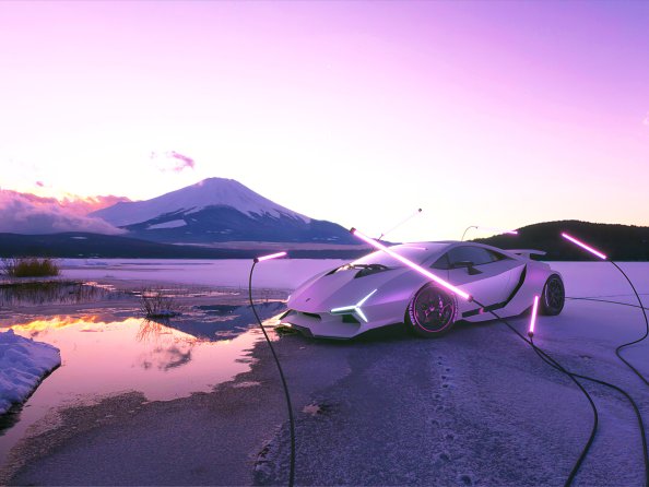 Lamborghini White Mountains