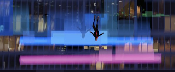 Spiderman Into The Spider Verse Jumping Down 4k