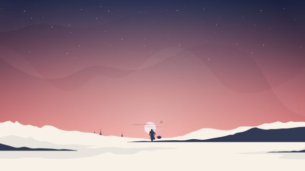 The Mandalorian Minimalist Art 4k