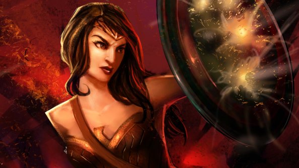 Wonder Woman Sketch Artwork