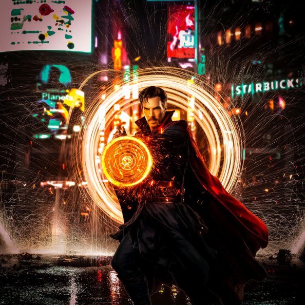 Doctor Strange Portal Opening Atrwork