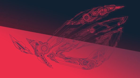 Republic Of Gamers Geometric Logo 4k