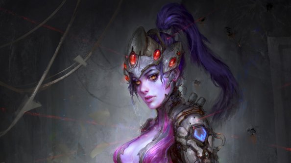 Widowmaker Overwatch Fantasy Artwork