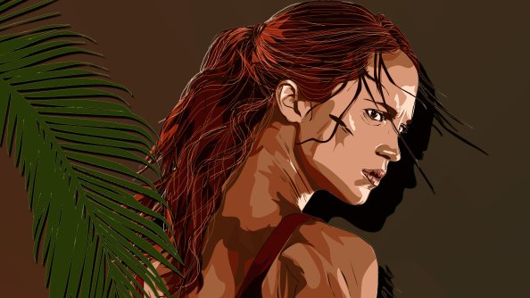 Tomb Raider Alicia Vikander Artwork 4k