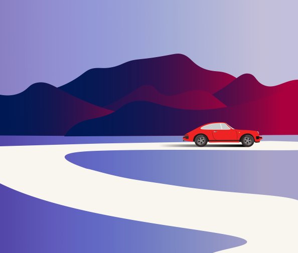Porsche Minimalist 4k