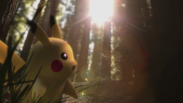 Pikachu In Forest