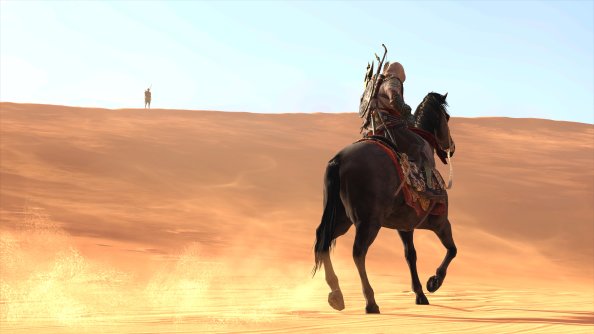 Assassins Creed Origins Sand Horse 4k