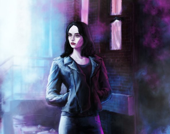 Jessica Jones In Defenders Artwork