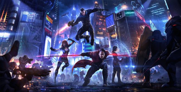 Cyberpunk Heroes 4k
