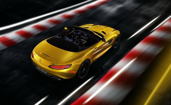 Mercedes AMG GT S Roadster 2018 Upper View