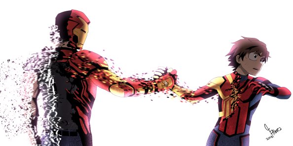 Iron Man And Spiderman Turned To Dust