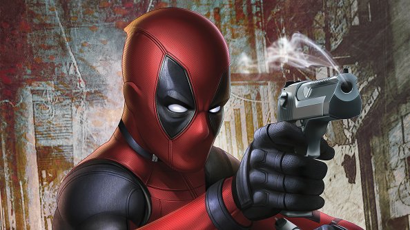Deadpool Gun Artwork 4k