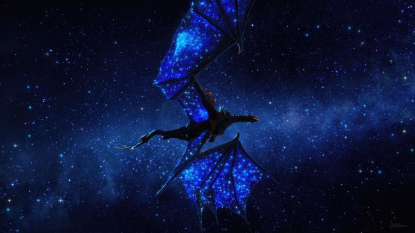 Under The Stars Dragon 4k