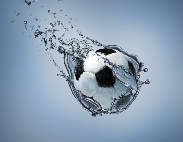 Football Water Splash