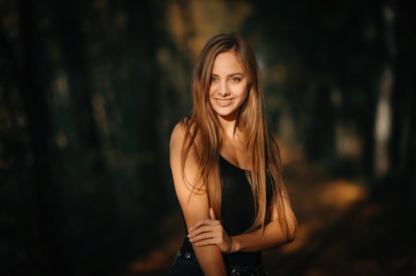 Cute Smiling Model