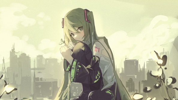 Hatsune Miku Anime Art 5k