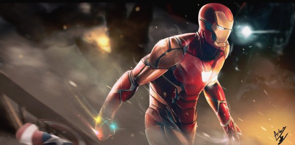 Iron Man 4k Sketch Art