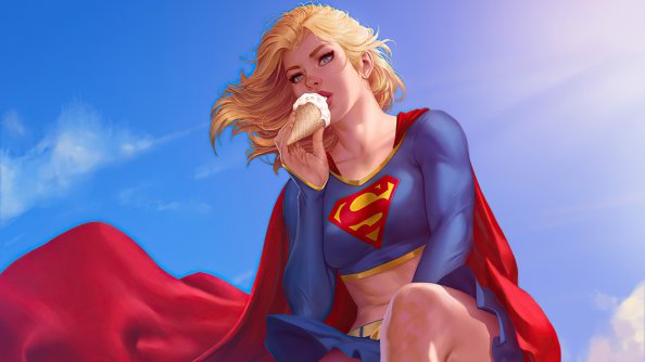 2020 4k Supergirl Artwork
