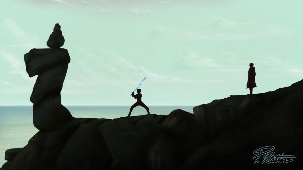 Rey Training Artwork