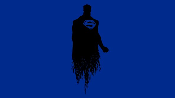 Superman Minimalism 8k