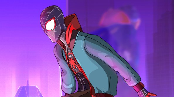 Miles Morales Colorful Art
