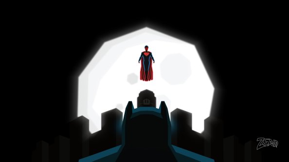 Superman And Batman Art