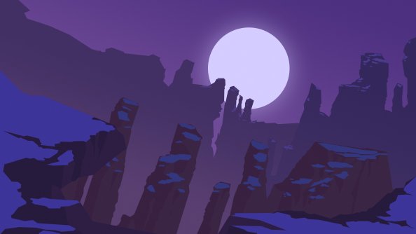 Canyon Minimalism 4k