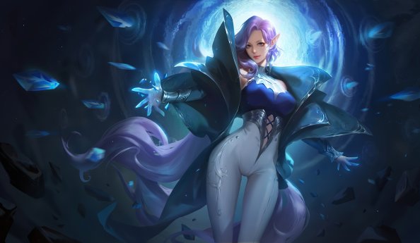 White Dress Angel 4k